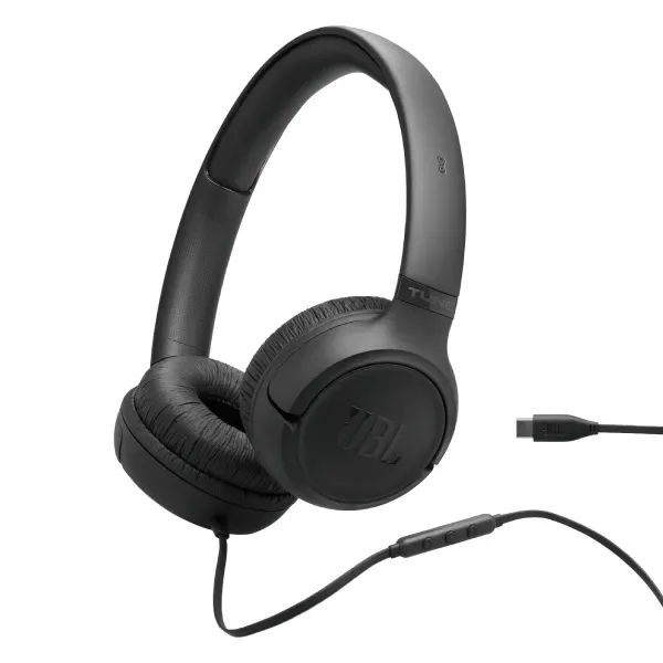 אוזניות קשת JBL TUNE 530 TYPE C - שחור