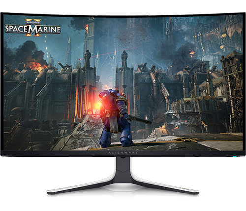 מסך גיימינג קעור 31.6 אינץ Dell Alienware 32 4K QD-OLED 240Hz 0.03ms