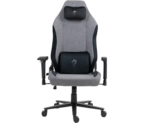 כיסא גיימינג ALPINE בד אפור ושחור דרגון Dragon – משלוח חינם
