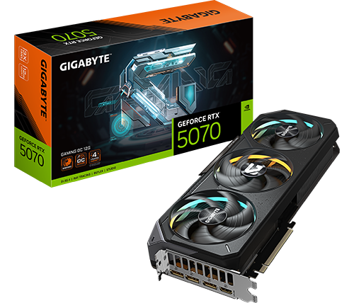 כרטיס מסך Gigabyte GeForce RTX 5070 GAMING OC 12GB GDDR7