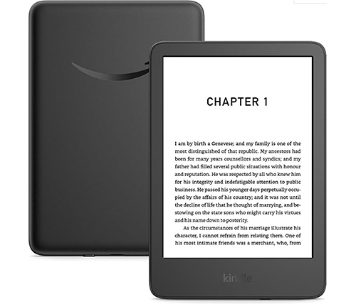 קורא ספרים אלקטרוני קינדל Kindle 16GB NO ADS דור 11 בצבע שחור - ללא פרסומות