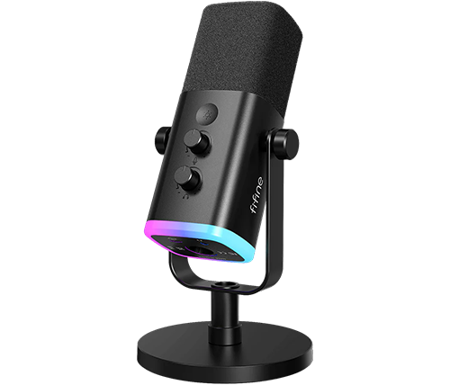 מיקרופון גיימינג דינמי Fifine AmpliGame USB AM8 צבע שחור