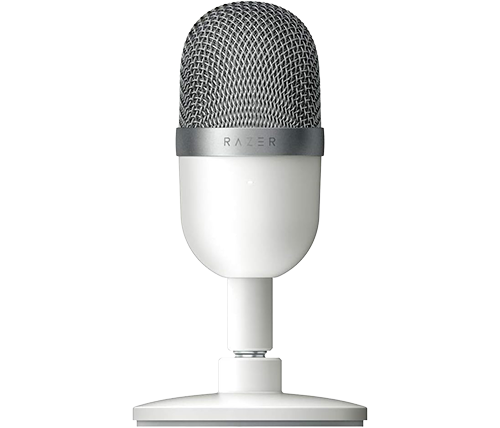 מיקרופון שולחני Portable Mini Microphone - Razer Seiren Mini בצבע לבן