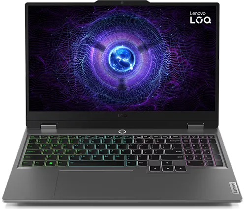 מחשב גיימינג נייד 15.6 אינץ Lenovo LOQ - מעבד Intel Core i5-13450HX - כונן 1TB - זכרון 16GB - כ.מסך GeForce RTX 3050 6GB