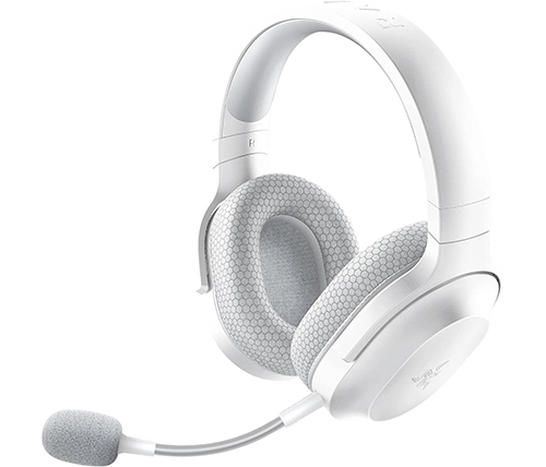 אוזניות גיימינג אלחוטיות עם מיקרופון Razer Barracuda X צבע לבן