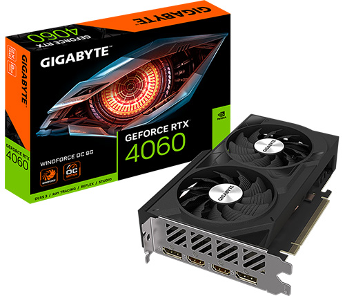 מציאון - כרטיס מסך Gigabyte GeForce RTX 4060 Windforce OC 8G - מתוקן