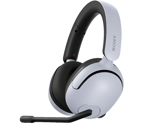 אוזניות סוני גיימינג אלחוטיות Sony INZONE H5 - צבע לבן - נוחות לאורך זמן, שמע היקפי 360 ומיקרופון חכם