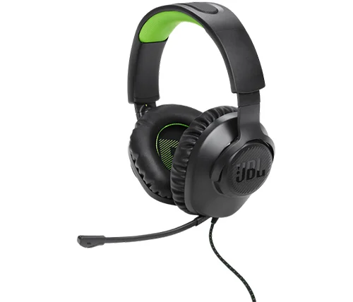 אוזניות JBL גיימינג חוטיות Quantum 100X ‏– מהדורת XBOX – צבע שחור/ירוק