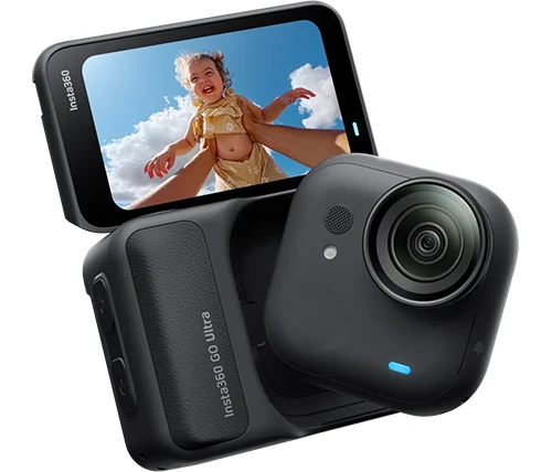 מצלמת אקסטרים זעירה Insta360 GO Ultra 4K Standard Bundle