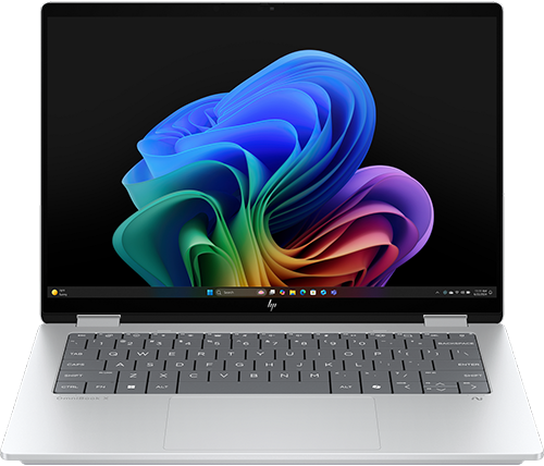 מחשב נייד עם עט ומסך מגע 14 אינץ HP OmniBook X Flip Next Gen AI – מעבד Intel Core Ultra 5 226V – כונן 1TB – זכרון 16GB