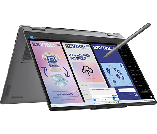 מחשב נייד עם מסך מגע 14 אינץ Lenovo Yoga 7 2-in-1 - מעבד Core Ultra 5 226V - כונן 512GB - זכרון 16GB - כ.מסך Intel ARC - אפור