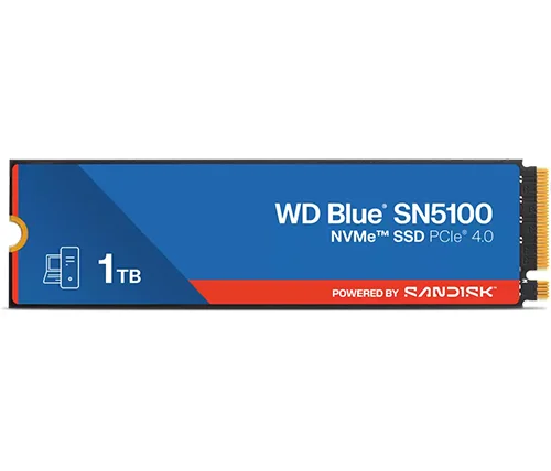 כונן WD Blue SN5100 NVMe SSD – נפח 1TB – ממשק PCIe Gen 4.0 – דגם WDS100T5B0E