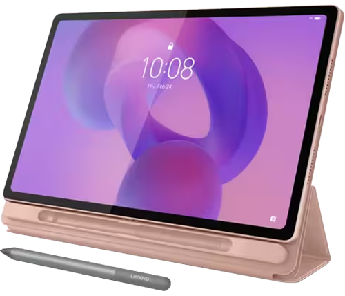 מציאון - טאבלט עם כיסוי ועט 12.1 אינץ Lenovo Idea Tab Plus – קישוריות Wi-Fi – אחסון 256GB – זכרון 12GB – צבע Sand Rose - מוחדש