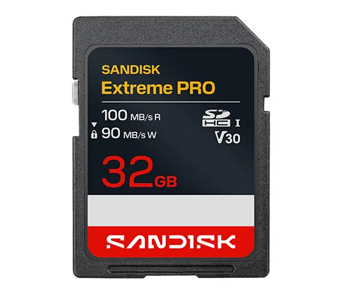 כרטיס זכרון SANDISK Extreme PRO SD UHS-I V30 32GB