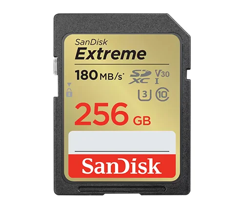 כרטיס זכרון SanDisk Extreme SD UHS-I V30 256GB