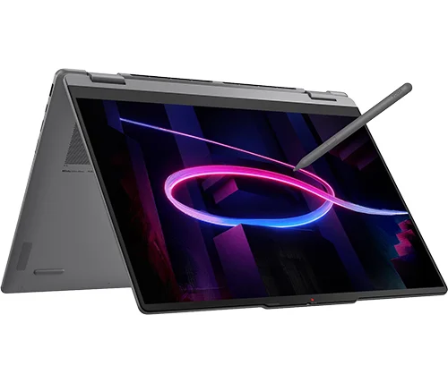 מחשב נייד עם מסך מגע 16 אינץ Lenovo Yoga 7 2-in-1 Aura Edition מעבד Ultra 7 355 – כונן 512GB – זכרון 32GB – צבע Luna Grey