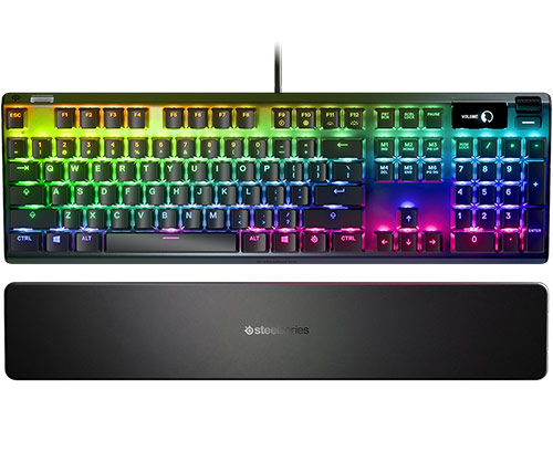 מקלדת גיימינג מכנית SteelSeries Apex 7 Red Switch עברית אנגלית