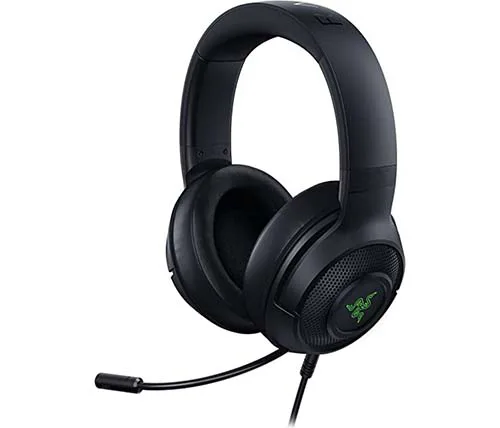 אוזניות גיימינג עם מיקרופון Razer Kraken V3 X בצבע שחור
