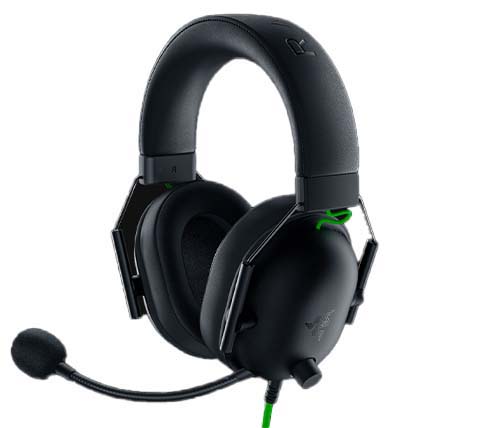 אוזניות גיימינג עם מיקרופון Razer BlackShark V2 X בצבע שחור PL