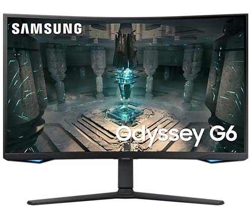 מסך גיימינג חכם קעור 31.5 אינץ Samsung Odyssey G6 Smart Gaming S32BG650EM 240Hz QHD
