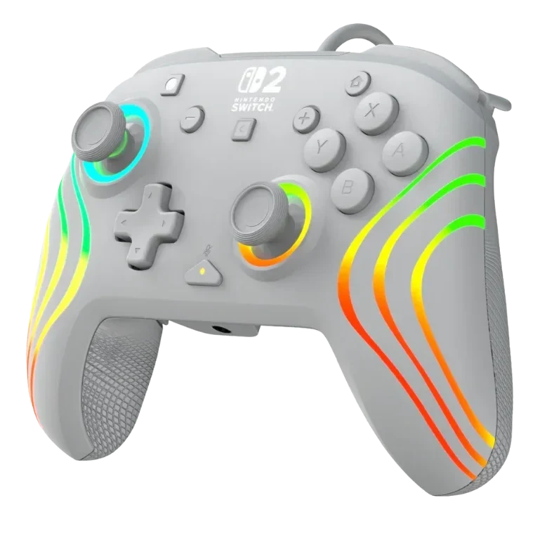 בקר גיימינג חוטי Turtle Beach Afterglow Nintendo Switch 2 - אפור