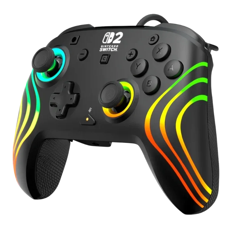 בקר גיימינג חוטי Turtle Beach Afterglow Nintendo Switch 2 - שחור