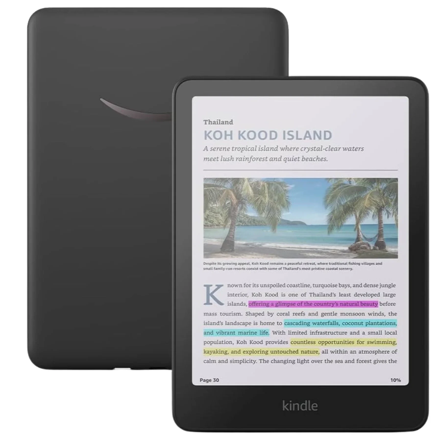 קורא ספרים Amazon Kindle colorsoft 7"/16GB no ads שחור