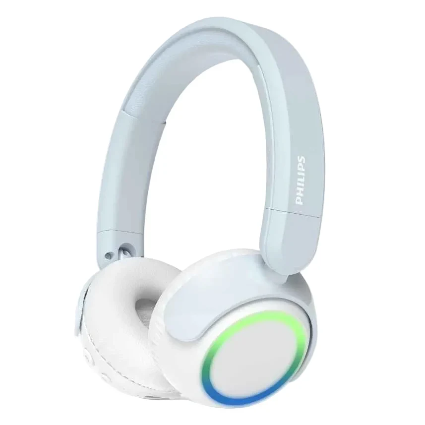 אוזניות קשת אלחוטיות לילדים Philips TAK4200 USBC - תכלת