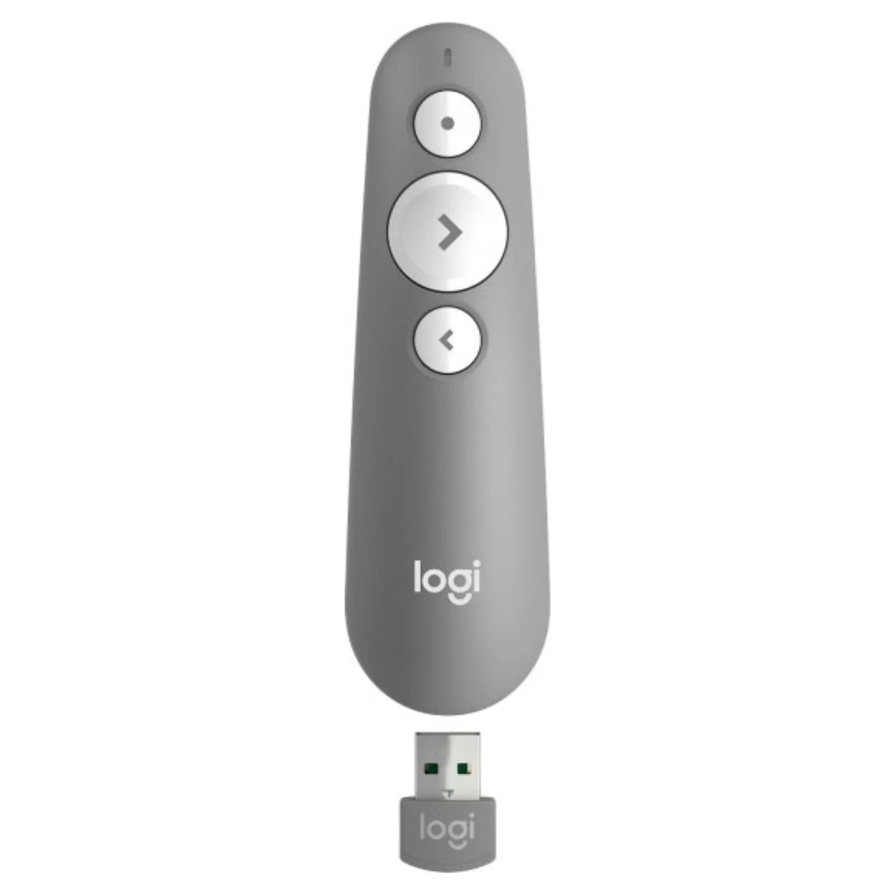 שלט אלחוטי למצגות Logitech R500s 2.4GH - אפור