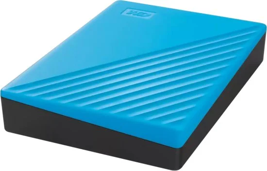 כונן קשיח חיצוני נייד Western Digital My Passport WDBR9S0060BBL 6TB USB 3.2 - צבע כחול
