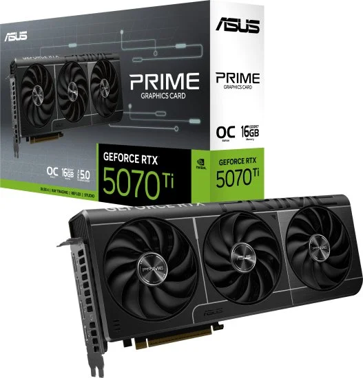 כרטיס מסך Asus Prime RTX 5070 Ti 16GB GDDR7 OC Edition
