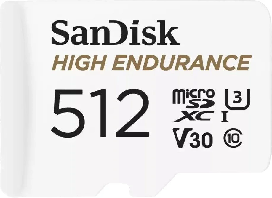 כרטיס זיכרון SanDisk High Endurance Micro SDXC - דגם SDSQQNR-512G-GN6IA - נפח 512GB