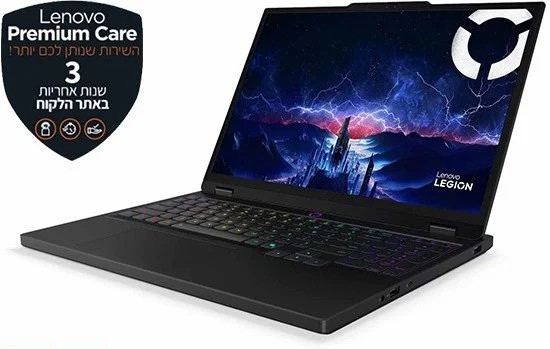 מחשב נייד Lenovo Legion 5-15IRX10 83LY00C0IV - צבע Eclipse Black