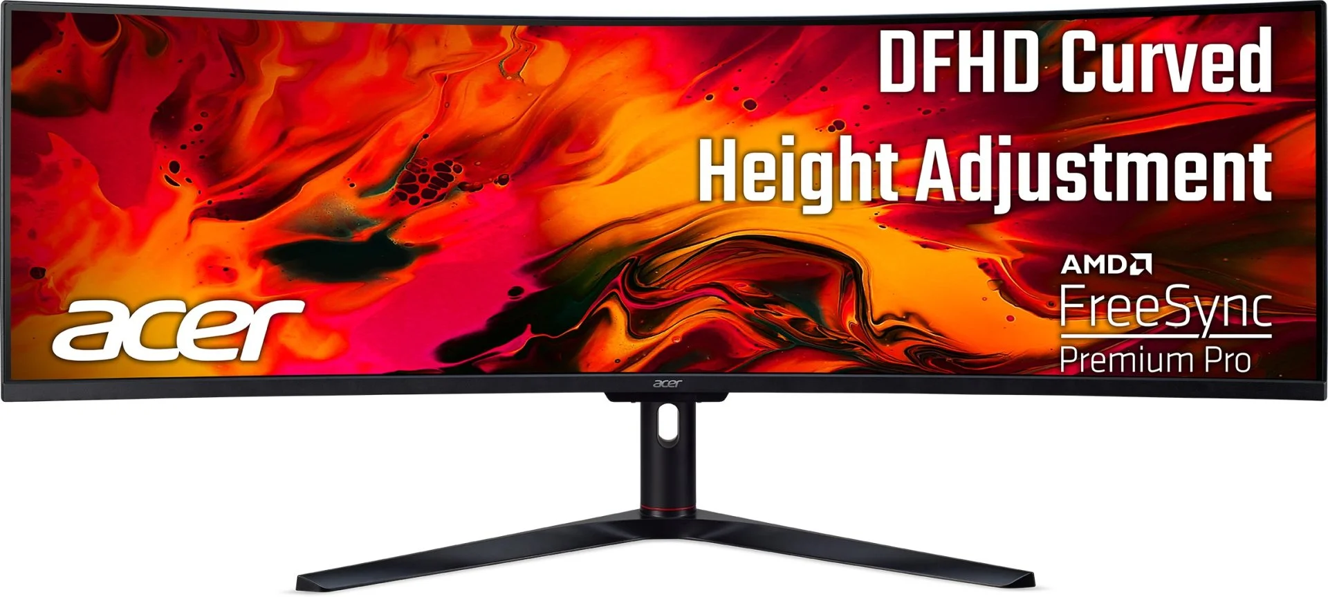 מסך מחשב קעור גיימינג ''Acer Nitro EI491CR S DFHD VA 144Hz 4ms 49