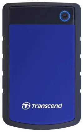 כונן קשיח חיצוני Transcend StoreJet 25H3B TS4TSJ25H3B 4TB USB 3.0 - צבע שחור / כחול