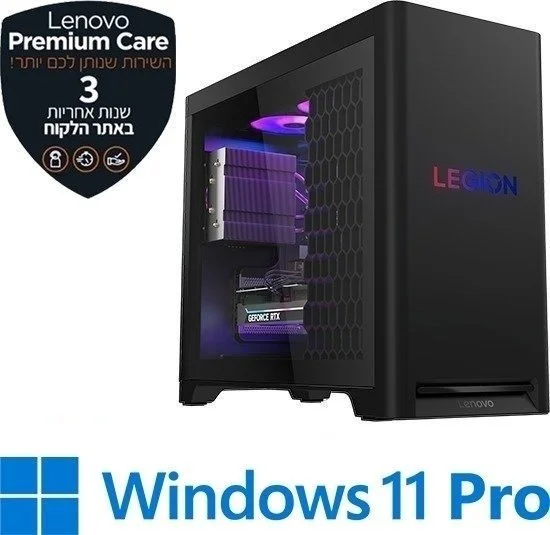 מחשב מותג גיימינג Lenovo Legion T5-30IAX10 Tower 90YE004XYS