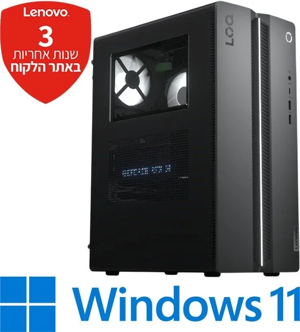 מחשב מותג גיימינג Lenovo LOQ 17IAX10 Tower 91AY006LYS