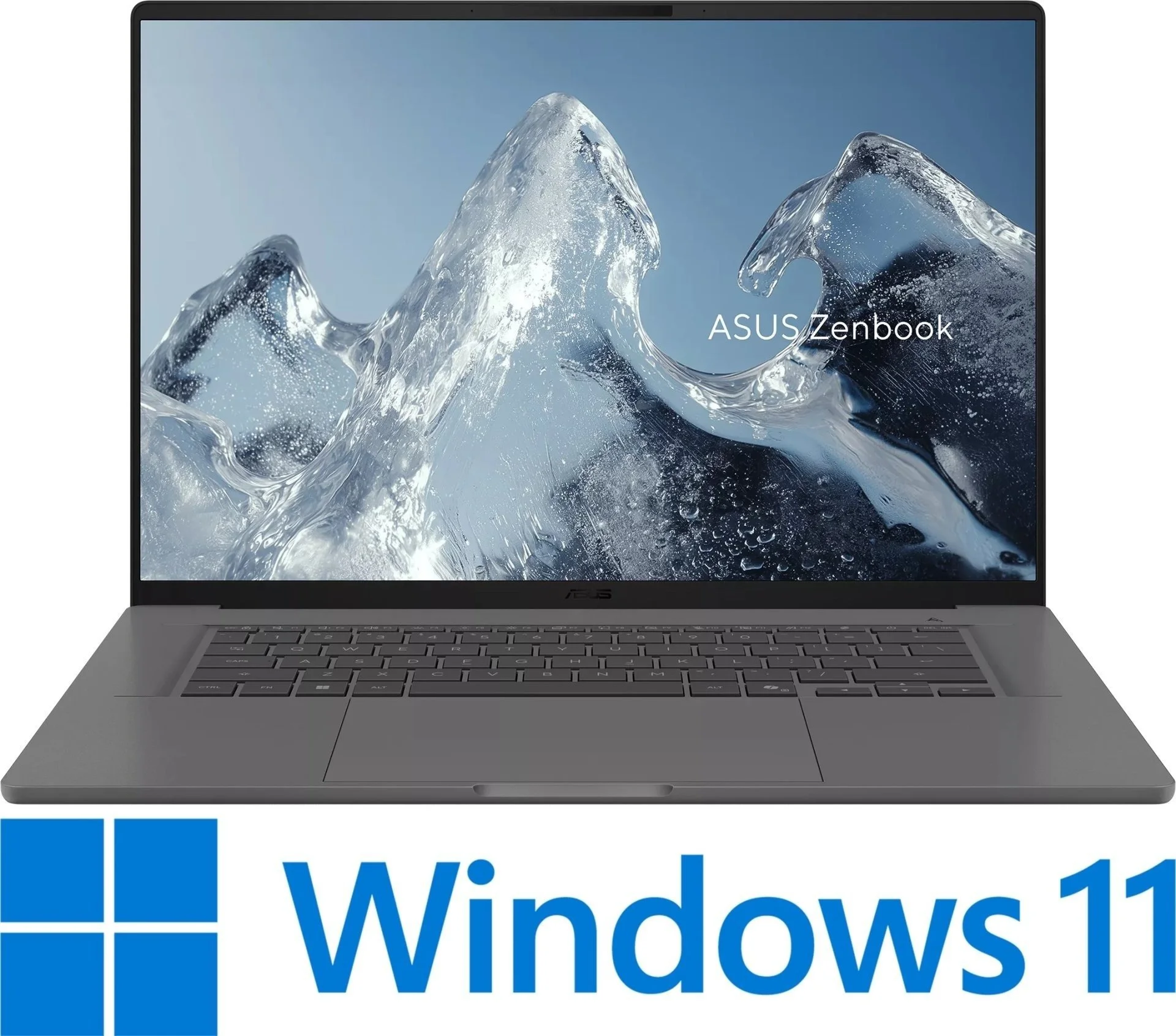 מחשב נייד Asus Zenbook A16 UX3607QA-SH042W - צבע Iceland Gray - נרתיק כלול בתוך האריזה כמתנה!