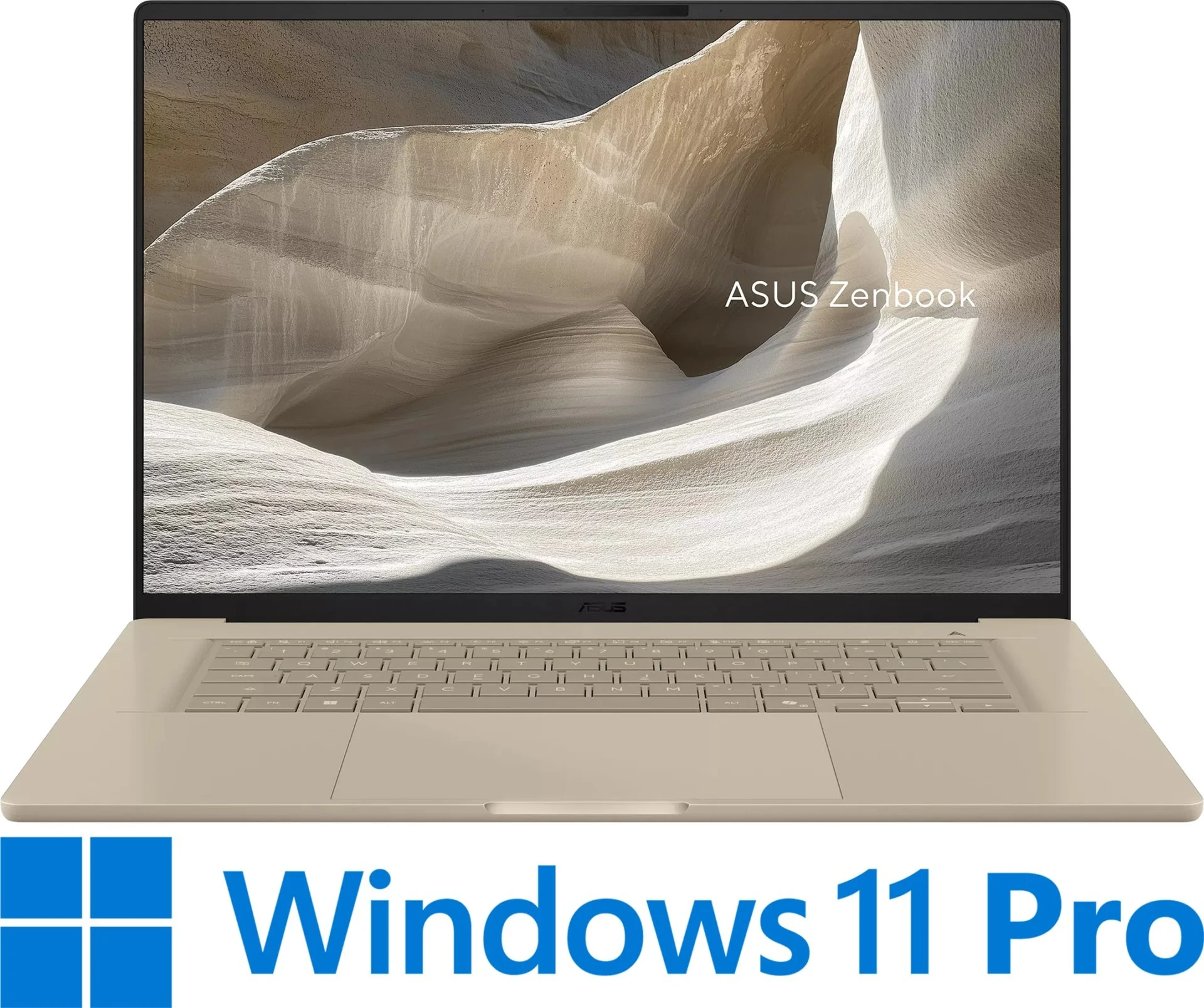 מחשב נייד Asus Zenbook A16 UX3607QA-SH108X - צבע Zabriskie Beige - נרתיק כלול בתוך האריזה כמתנה!