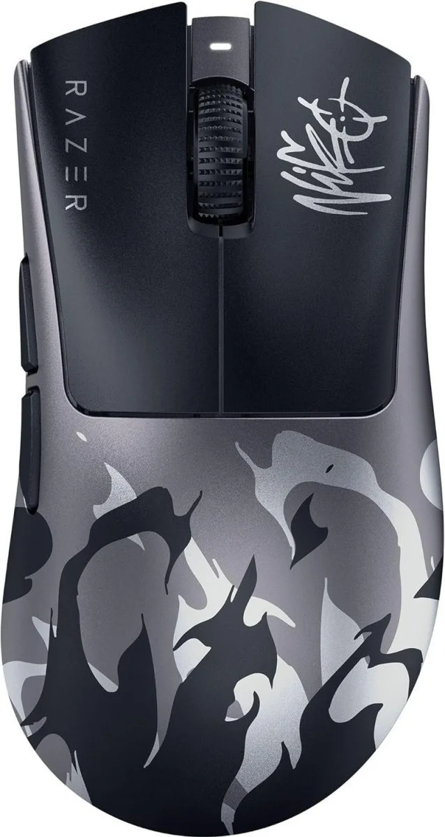 עכבר גיימינג ארגונומי אלחוטי Razer DeathAdder V4 Pro - מהדורת Niko