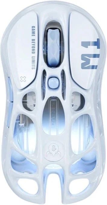 עכבר גיימינג אלחוטי GravaStar Mercury M1 Pro - צבע Ice Blue