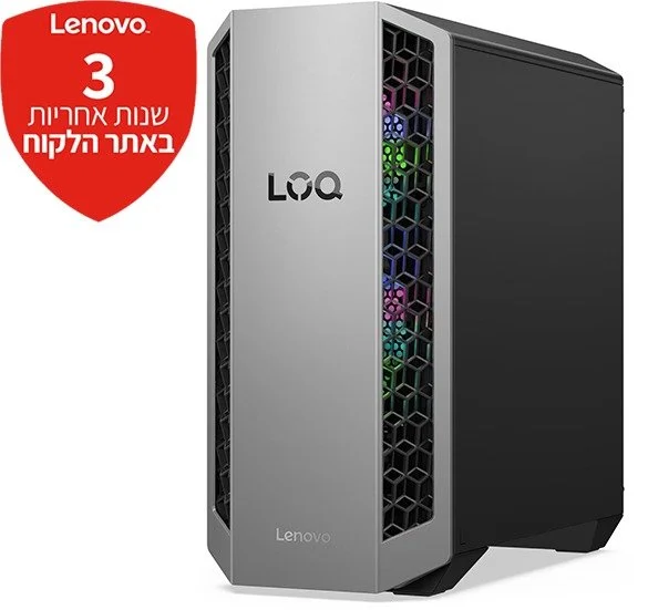 מחשב מותג גיימינג Lenovo LOQ 26ADR10 Tower 91DF009XYS