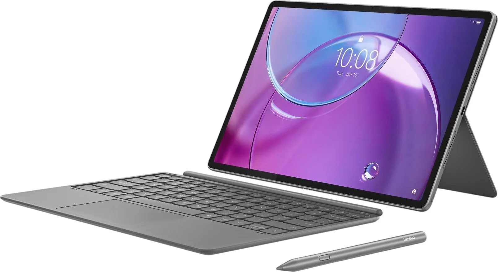 טאבלט Lenovo Idea Tab Pro Gen 2 TB390FU ‎WiFi ZAHD0143IL - זיכרון 8GB נפח אחסון 128GB - צבע Luna Grey - כולל מקלדת Lenovo® 2-in-1 Keyboard Pack ועט Lenovo® Tab Pen Plus באריזה