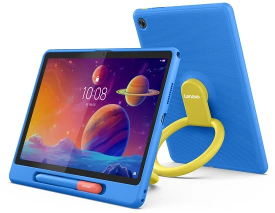 באנדל טאבלט משולב כיסוי Bumper לילדים Lenovo TAB TB311XU ‎ZAEJ0193IL - גרסאת 4G LTE - זיכרון 4GB נפח איחסון 64GB - צבע Luna Grey - כולל כיסוי ילדים + עט Passive באריזה