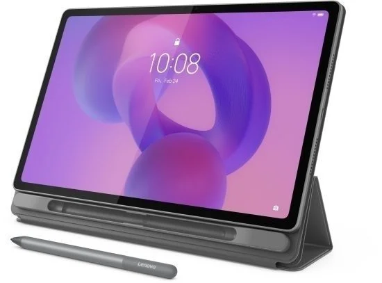 טאבלט Lenovo Idea Tab Plus TB361FU ‎ZAG71004IL - גרסת WiFi - זיכרון 12GB נפח איחסון 256GB - צבע Luna Grey - מסך מיוחד בתחושת נייר ונוגד השתקפות - כולל כיסוי Folio ועט Lenovo® Tab Pen
