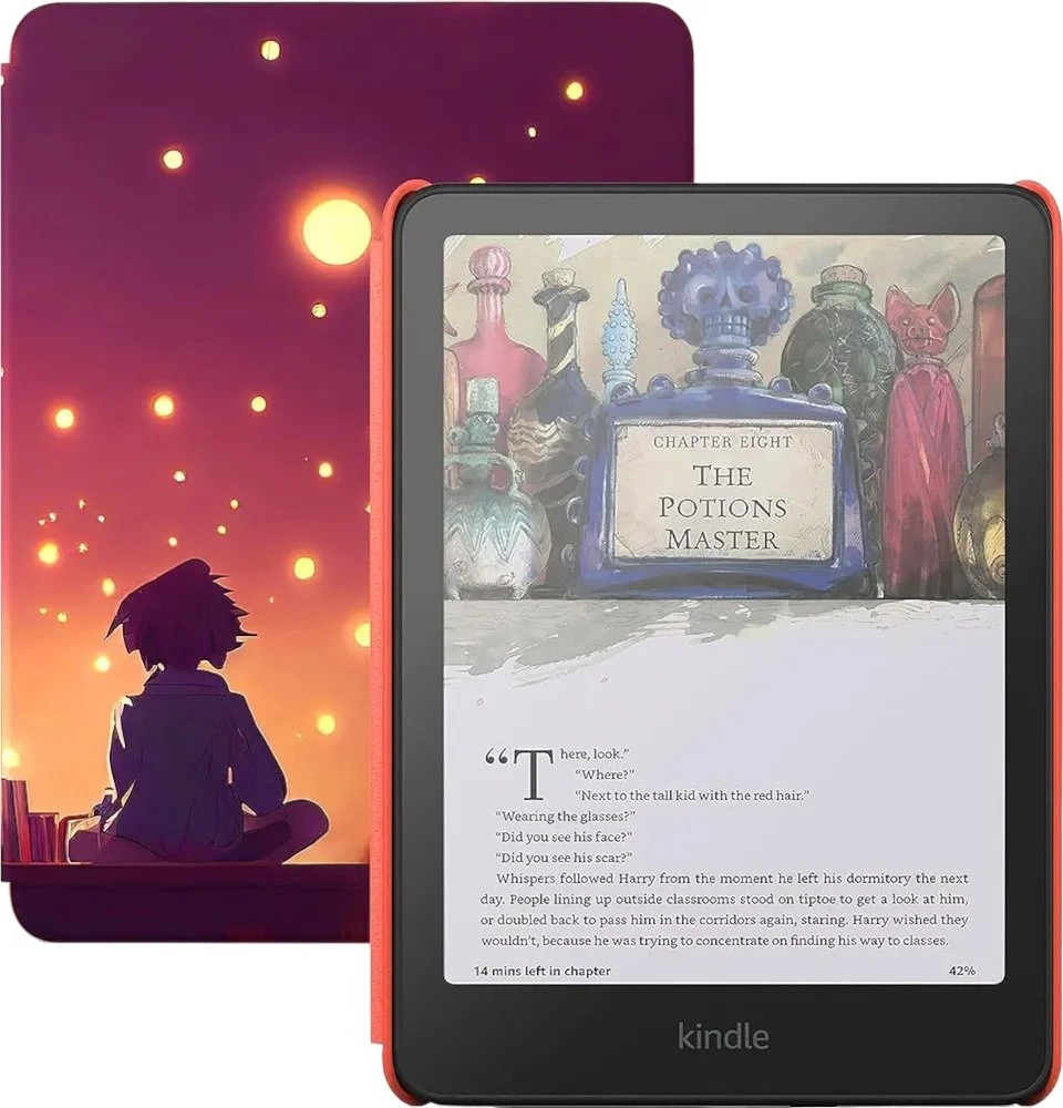 קורא ספרים אלקטרוני לילדים Kindle Colorsoft Kids 16GB Wi-Fi - צבע Starlight Reading