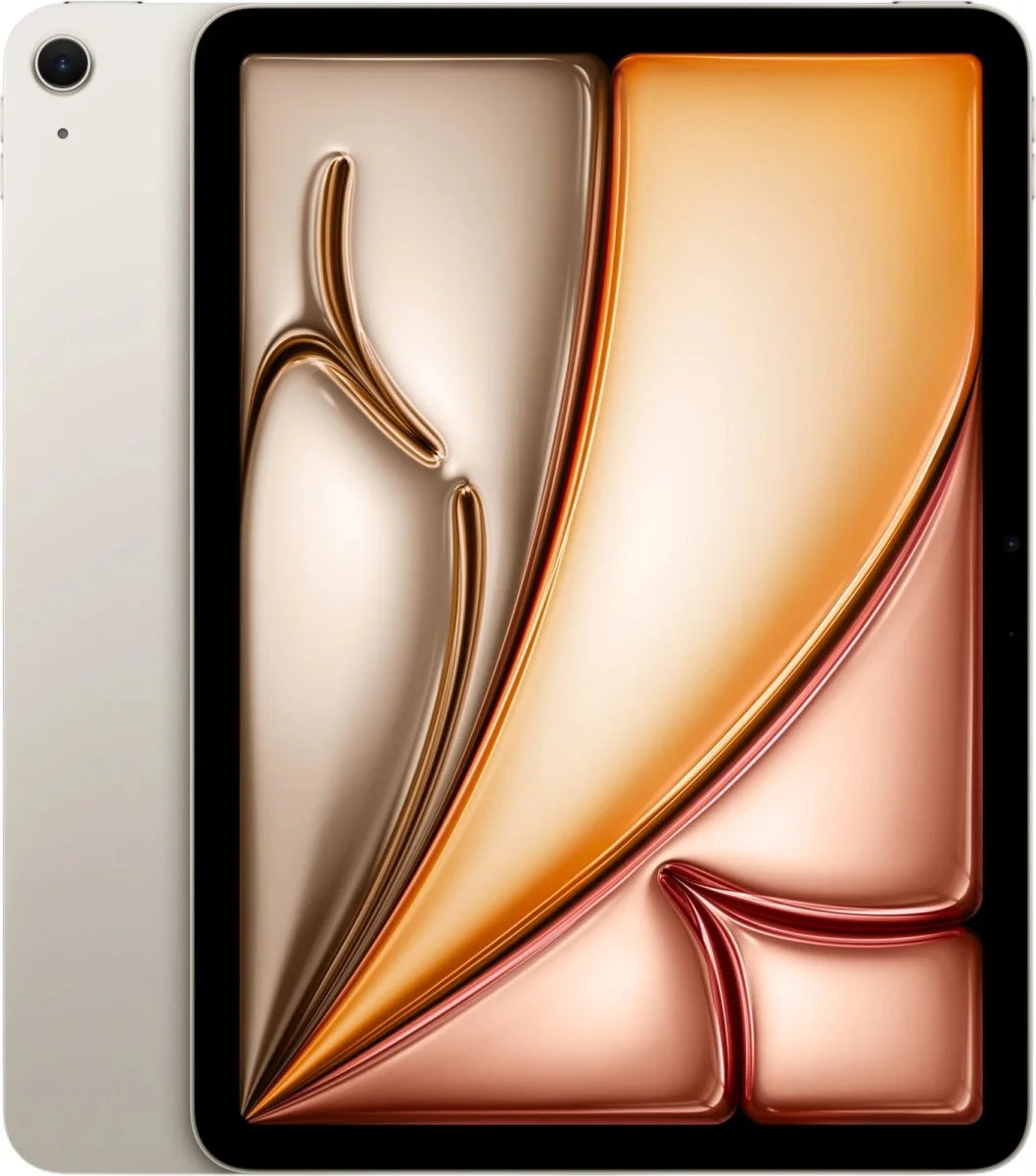 מציאון ועודפים - אייפד Apple iPad Air 11-inch (M4) 256GB Wi-Fi + Cellular - צבע Starlight - ללא מטען