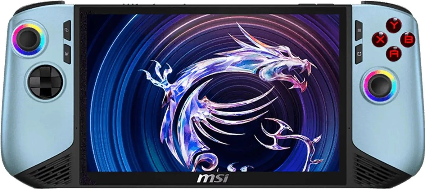 מחשב גיימינג נייד MSI Claw 8 AI+ Glacier Blue Edition-269ILY - נפח 1TB - מהדורת Glacier Blue - שנה אחריות