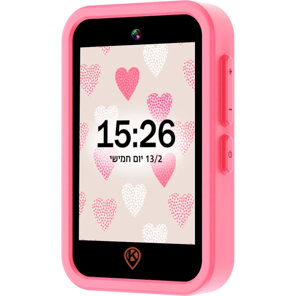 טלפון חכם לשמירה על הילדים 2.8" KidiPhone קידיפון KidiPhone+‎ - ורוד