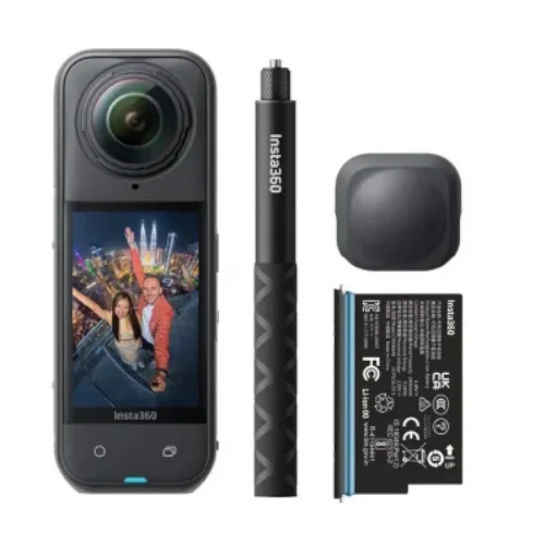 מצלמת אקסטרים וקיט אביזרים INSTA360 דגם X5 STARTER BUNDLE
